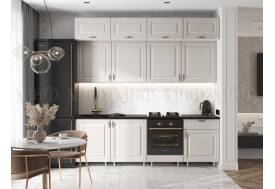 Кухня Престиж 2400 мм Браш Лайт Грей