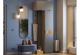 Прихожая Мебельсон К37 дуб крафт золотой/графит