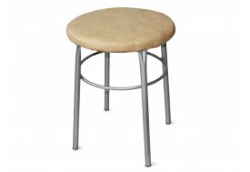 Табурет круглый ДХ-10 обивка бежевый