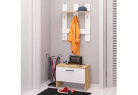 Прихожая Doma Лайт Дуб крафт золотой-Белый