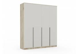 Шкаф Монблан New распашной 2000 4-х дверный Дуб крафт серый-Кашемир