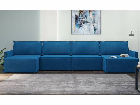 Диван Пегас 2 ПДУ с узкими подлокотниками