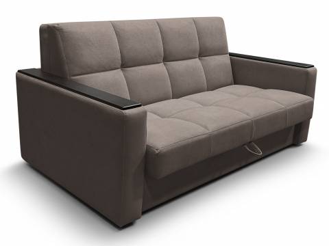 Диван Рэй 1600х2000 Клетка с прямыми подлокотниками с МДФ вивальди 8