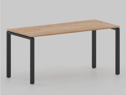 Стол с эффектом парения Лофт П-образные опоры черные ЛО.Кпп_6 600х1200 мм