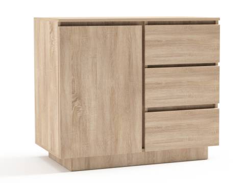 Комод 900/3 Дуэт NEW Дуб сонома