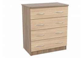 Комод 700 Дуэт Люкс с 4-ящиками ясень шимо