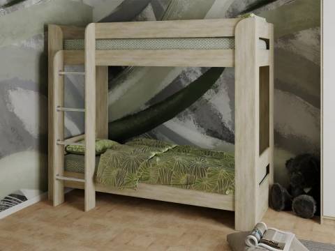 Кровать КД-2.4 2-х ярусная Дуб сонома