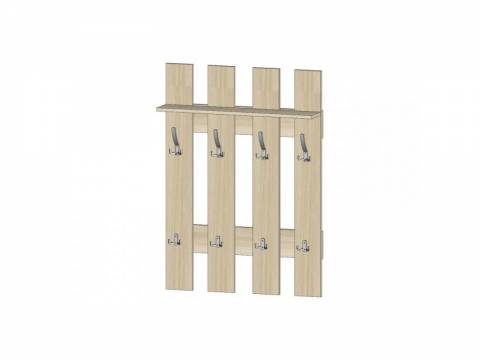 Вешалка 800 ясень шимо светлый