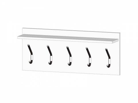 Вешалка Юми белый