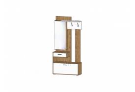 Секция с зеркалом Инфинити дуб вотан/белый