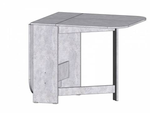 Стол книжка цемент светлый