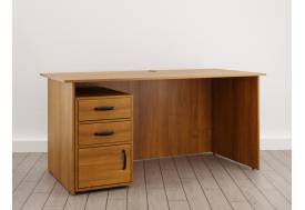 Стол с тумбой Большой (С-4) Soft однотонный