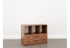 Тумба приставная малая 6 ящиков (Л-13) Радиус