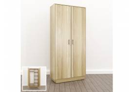 Шкаф комбинированный закрытый (О-12) Eclectic lite одноцветный Дуб рокпайл