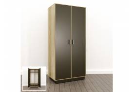 Шкаф глубокий для одежды (О-15) Eclectic lite Дуб рокпайл-Скала