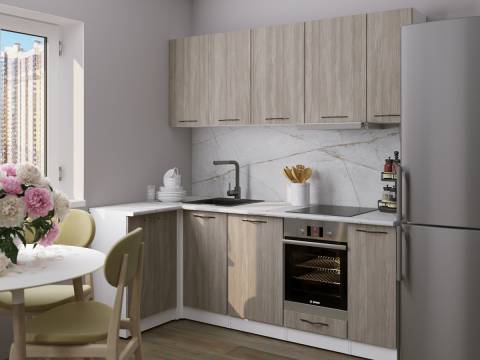 Кухонный гарнитур Фьюджи прайм 400 1100х2000 мм