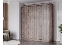 Шкаф-купе Гранд-1 2000 Дуб Горный-двери ЛДСП