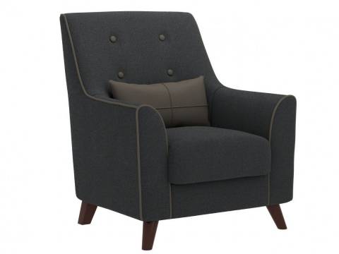 Кресло Далас Вариант 8 серый мех