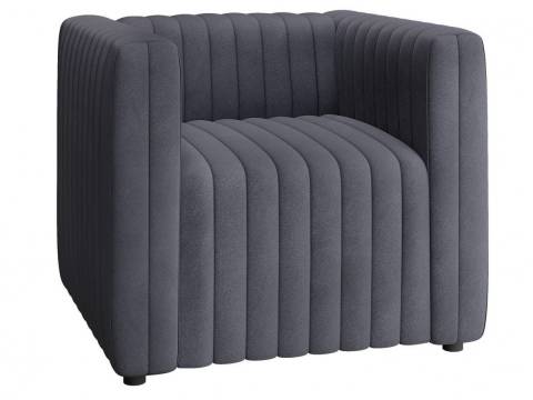 Кресло Карло Вариант 5 сине-серый