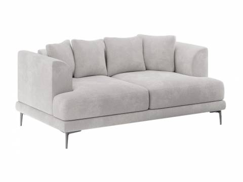 Диван 2-х местный Некст Вариант 4 серебряный