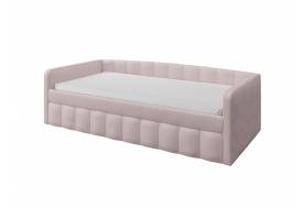 Кровать Молли 900 с выкатной частью вариант 5 пудра