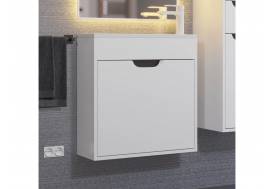 Тумба с раковиной Uperwood Modul матовая белая/графит 60 см