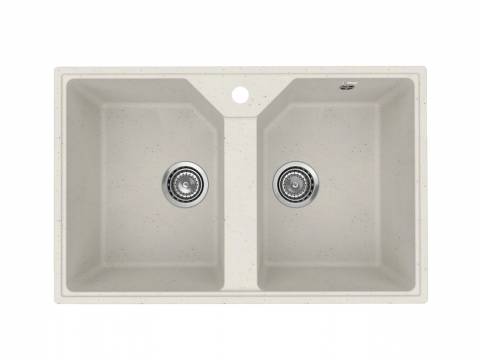 Кухонная мойка Uperwood ECON UPD-402-001 белая матовая