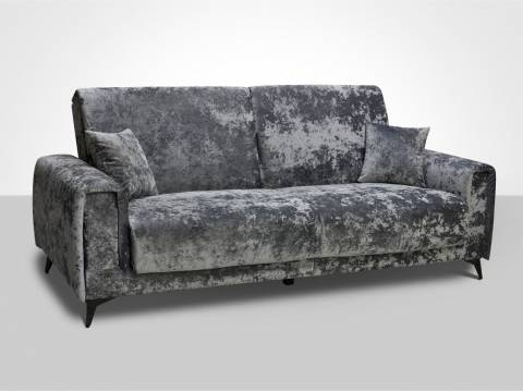 Диван Флирт 1 со съемным чехлом Сальса графит