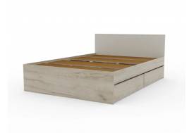 Кровать Монблан с ящиками 140х200 см Кашемир