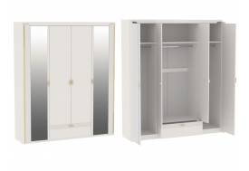 Шкаф 4-дверный NEW Сиде Белый