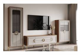 Гостиная Палермо Дуб Каселла коричневый