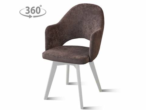 Стул Версаль Текстиль BALANCE vision (серо-коричневый) опоры №2