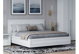 Кровать Вита 1600 белый лофт без основания