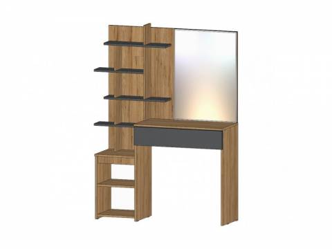 Стол туалетный Ленора Дуб вотан/Графит