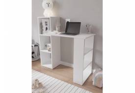 Стол письменный с полками арт. 253 белый