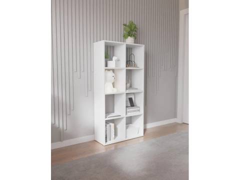 Стеллаж напольный с полками арт. 323 белый