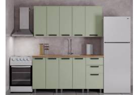 Кухонный гарнитур Магнолия 1600 мм Фисташка