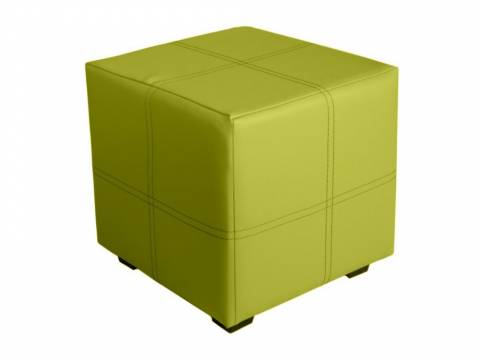 Пуф кожаный Марио салатовый