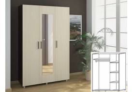 Шкаф ШК 301 с зеркалом