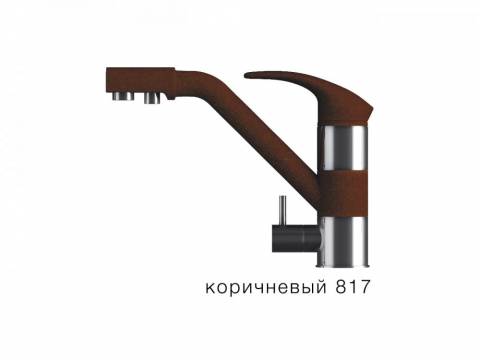 Смеситель для кухни Дуо Tolero Коричневый 817