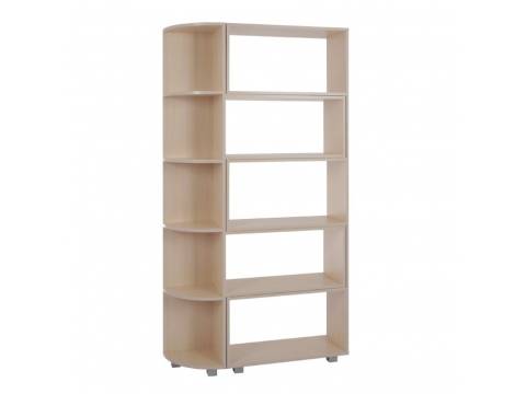 Стеллаж 2 дуб млечный