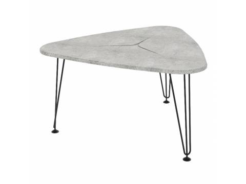 Стол журнальный Мальта бетон светлый