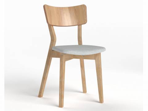 Стул Минкар 3.0 Морилка дуб натуральный-сильвер