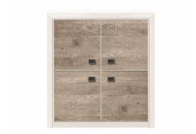 Тумба КОМ 4D Коен Ясень Снежный