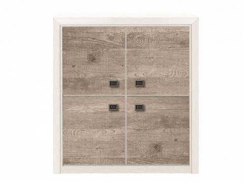 Тумба КОМ 4D Коен Ясень Снежный